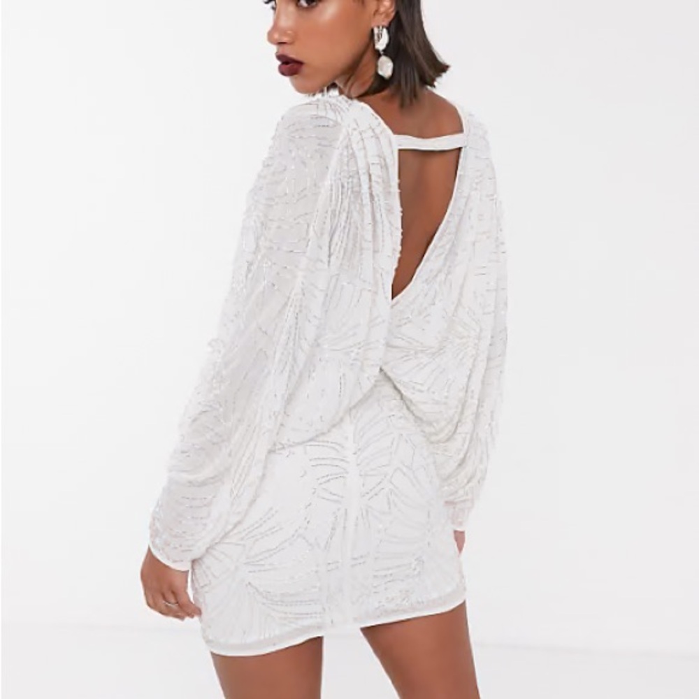 NWT ASOS embellished mini dress